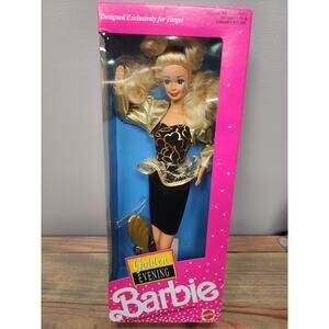Mattel 1991 Target Exclusive Golden Evening Barbie Doll #2587